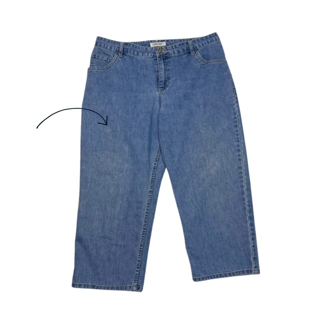 Vtg Cherokee Women's Cropped Denim Jeans | Bundle Lot Of 3 | Size 12 | y2k 90s - Picture 12 of 12
